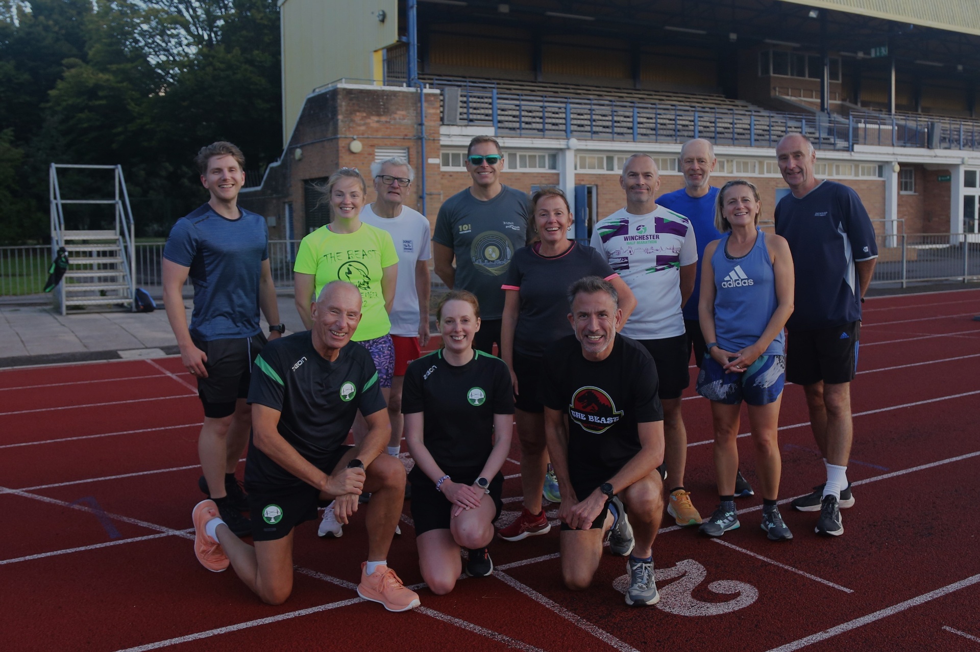 Westbourne RC members at a track session